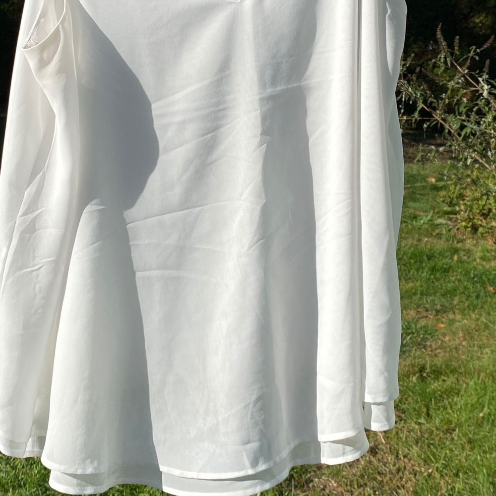 Torrid white flowy camisole